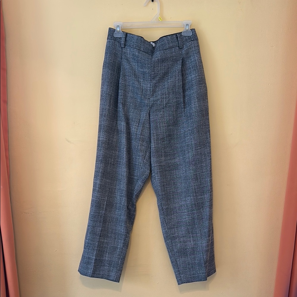 Sparkly Dress Pants with Pleats and Wide-Leg Style